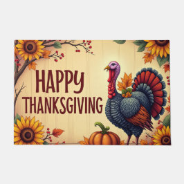 Happy Thanksgiving Turkije Doormat Deurmat