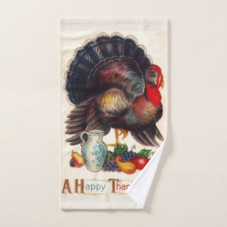 Happy Thanksgiving Turkije Handdoek
