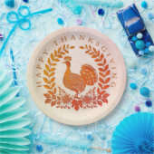 Happy Thanksgiving Turkije Papier Bord (Feest)