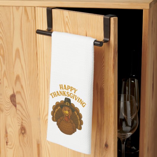 Happy Thanksgiving Turkije Theedoek (Derde Gevouwen)