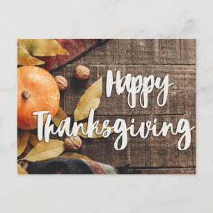 Happy Thanksgiving Uitnodiging Briefkaart