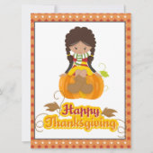 Happy Thanksgiving voor Daughters Kaart (Voorkant)