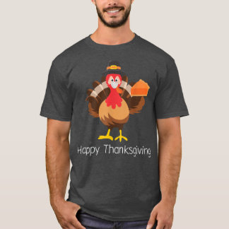 Happy Thanksgiving voor Jongen Meisjes Kinder pupk T-shirt