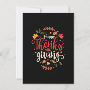 Happy Thanksgiving voor jongens Meisjes Kinder Tha Kaart