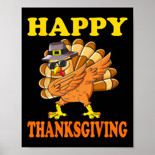 Happy Thanksgiving voor Turkije Dag Familiediner 1 Poster