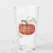 Happy Thanksgiving - WC-pompoen met Word Art Glas (Achterkant)