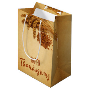  Happy Thanksgiving Wheat Corn Medium Cadeauzakje