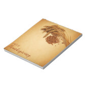  Happy Thanksgiving Wheat Corn Notitieblok (Gedraaid)