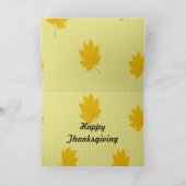 Happy Thanksgiving Yummies Kaart (Binnen)