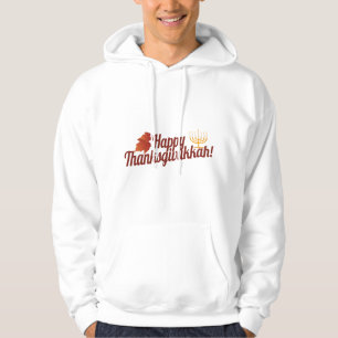 Happy Thanksgivukkah Menorah/Leaf Hoodie