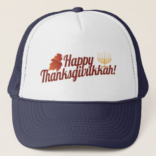 Happy Thanksgivukkah Menorah/Leaf Trucker Pet
