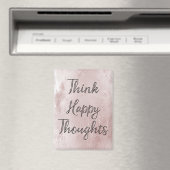 Happy Thoughts Dusty Roos Blush Pink Magneet (Insitu (Vaatwasser))