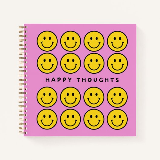 HAPPY THOUGHTS NOTITIEBOEK (Voorkant)