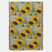 Happy Throw Blanket Deken (Voorkant Verticaal)