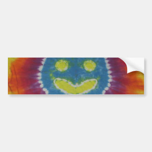 Happy Tie Dye Bumper Bumpersticker