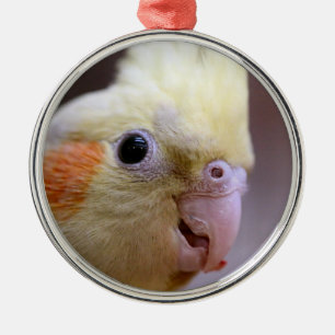 Happy tiel metalen ornament