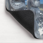 Happy tiki standbeeld Hawaiian mousepad Muismat (Hoek)