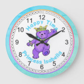 Happy Time Dancing Teddy Bear Grote Klok (Voorkant)