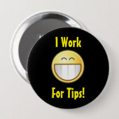 Happy Tip Button (Voorkant /achterkant)