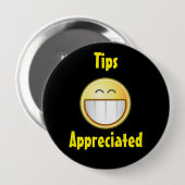 Happy Tip Button 2 (Voorkant /achterkant)