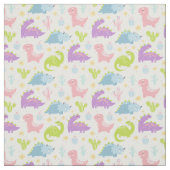 Happy tissu d'impression Dinosaur (Échantillon)