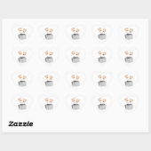Happy Toaster Hart Sticker (Vel)