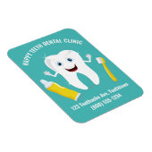 Happy Tooth aangepaste tekstmagneet Magneet (Rechterzijde)