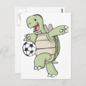 Happy Tortoise-spelwedstrijd Briefkaart (Voorkant / Achterkant)