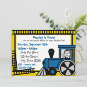 Happy Tracks Railroad Invitation (Debout devant)