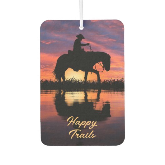 HAPPY TRAILS COWBOY LUCHTVERFRISSER (Voorkant)