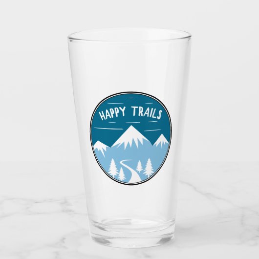Happy Trails Hiking Glas (Voorkant)