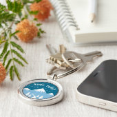 Happy Trails Hiking Sleutelhanger (Zijkant)