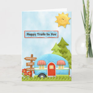 Happy Trails voor je Camping Card Kaart