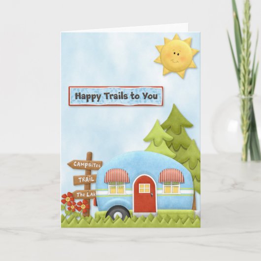 Happy Trails voor u Camping Kaart (Voorkant)