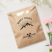 Happy Trails Wedding Favor DIY Trail Mix Bedankzakje (Gezegeld)