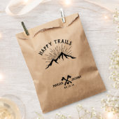 Happy Trails Wedding Favor DIY Trail Mix Bedankzakje (Geknipt)