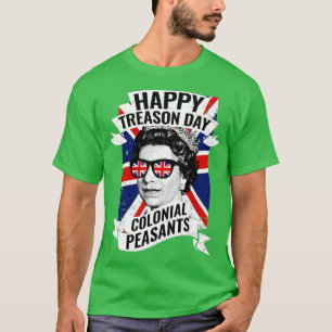 Happy Tredendag Funny Queen Elizabeth 4th of Jul T-shirt
