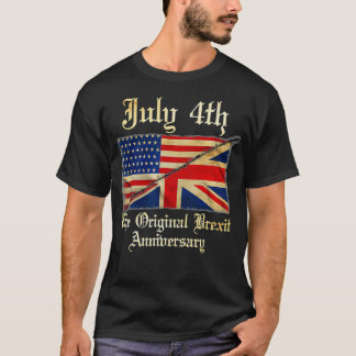 Happy Tredendag ondankbaar koloniaal juli 4 bri T-shirt