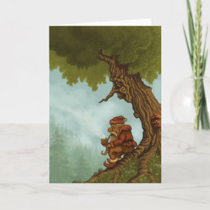 Happy Tree Fantasy wenskaart Kaart