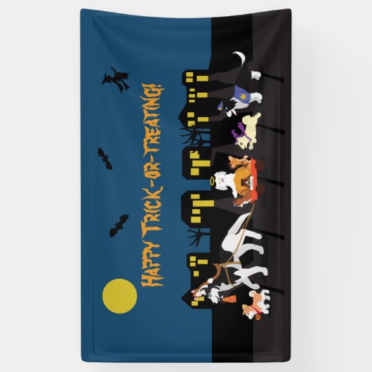 Happy Trick of Treating. Spandoek (Verticaal)