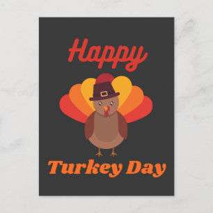 Happy Turkey Day Briefkaart