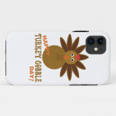 Happy Turkey Gobble Day Thanksgiving Case-Mate iPhone Case (Achterkant (horizontaal))
