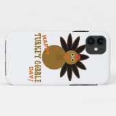 Happy Turkey Gobble Day Thanksgiving Case-Mate iPhone Case (Achterkant (horizontaal))