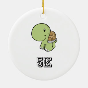 Happy Turtle 5K Keramisch Ornament