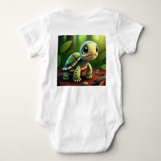 Happy Turtle Adventures Romper (Achterkant)
