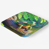 Happy Turtle Birthday Papieren Bordje (Gebogen)