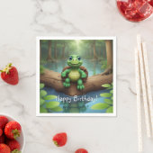 Happy Turtle Birthday Servet (Insitu)