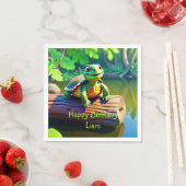 Happy Turtle Birthday Servet (Insitu)