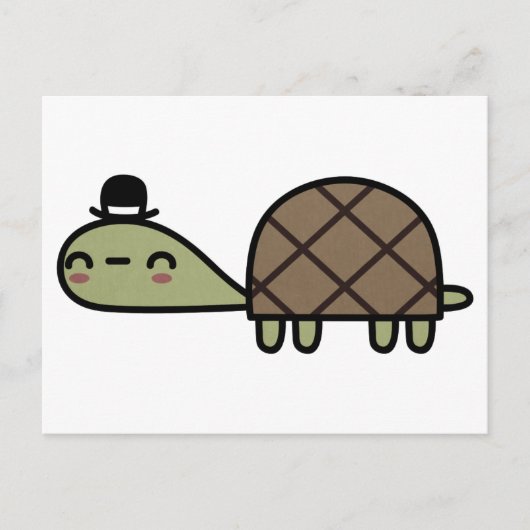 Happy Turtle Briefkaart (Voorkant)