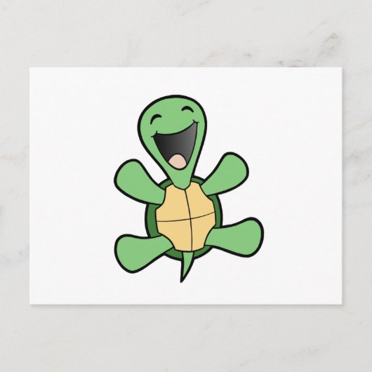 Happy Turtle Briefkaart (Voorkant)